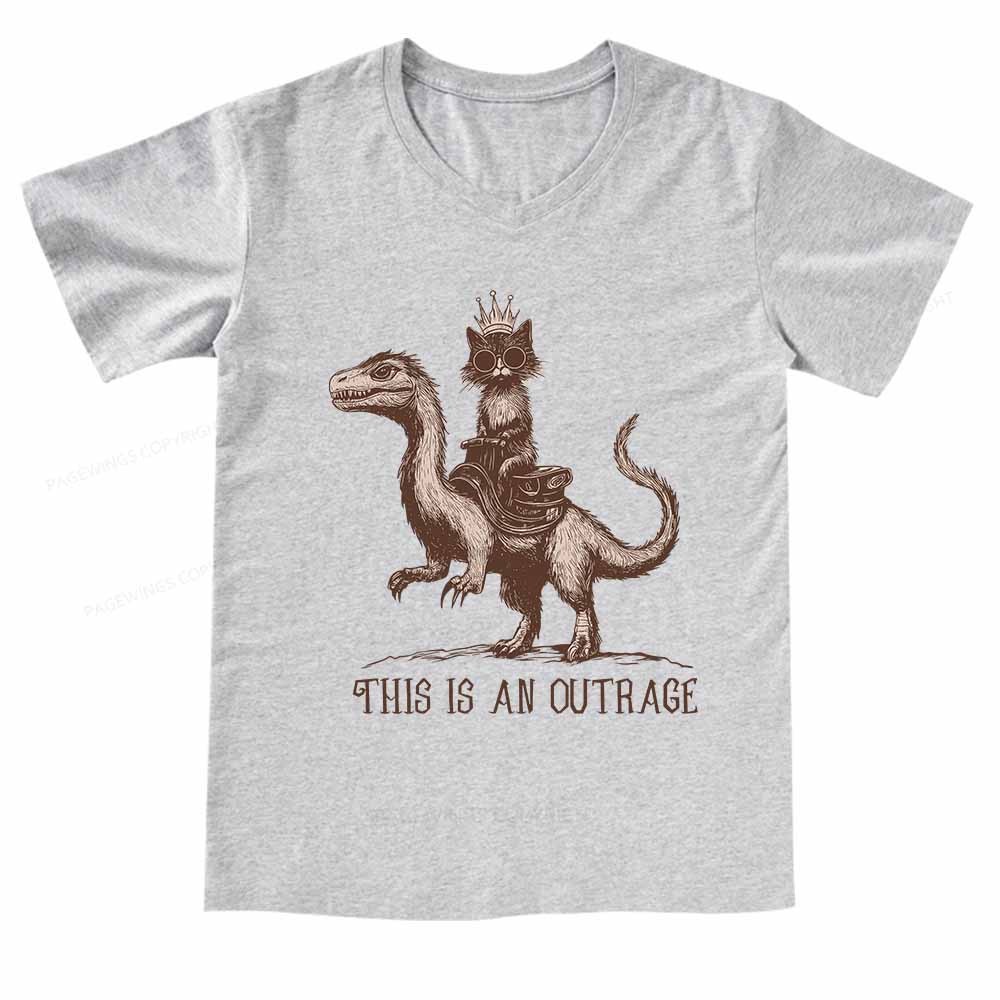 Pagewings Princess Donut  V-neck T-shirt