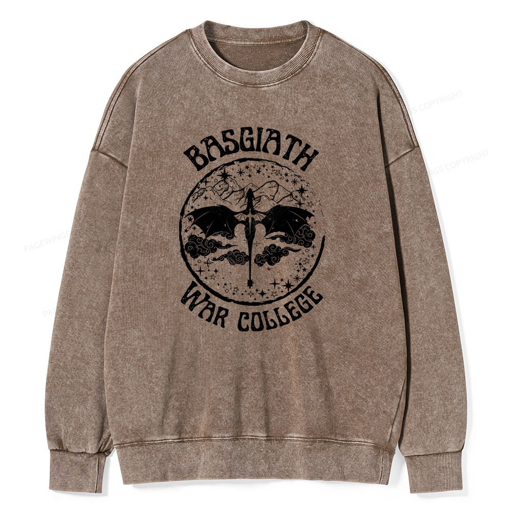 Pagewing Fouth Wings Unisex Washed Sweatshirt