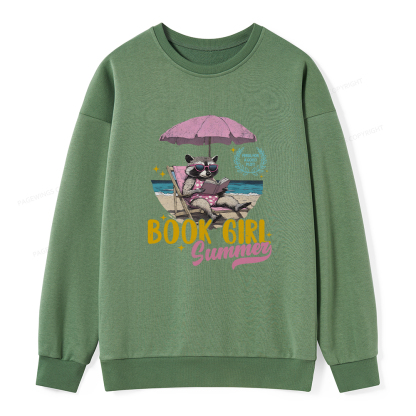 Pagewings Book Girl Summer Unisex Classic Sweatshirt