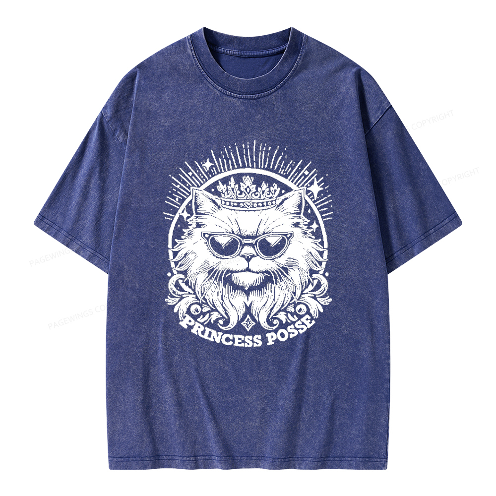 Pagewings Princess Posse Unisex Washed T-shirt