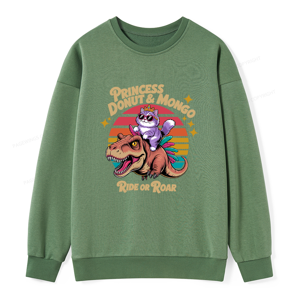 Pagewings Princess Donut & Mongo Unisex Classic Sweatshirt