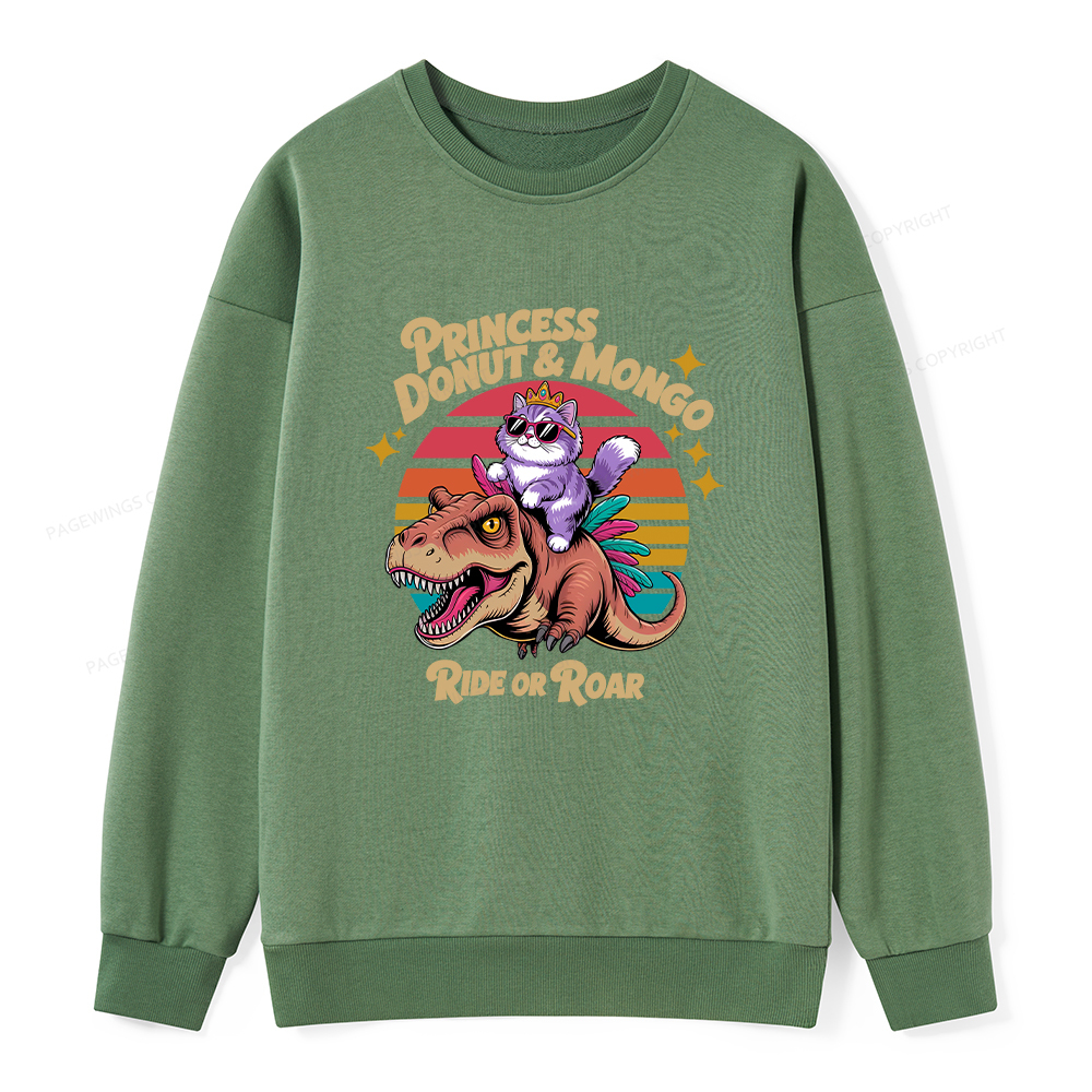 Pagewings Princess Donut & Mongo Unisex Classic Sweatshirt