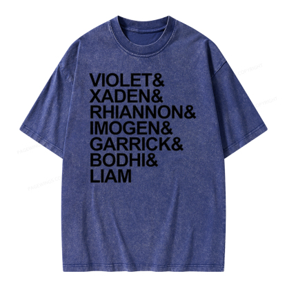 Pagewing Fourth Wing MC Classic T-Shirt Unisex Washed T-shirt