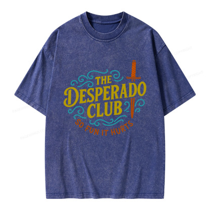 Pagewings The Desperado Club Unisex Washed T-shirt