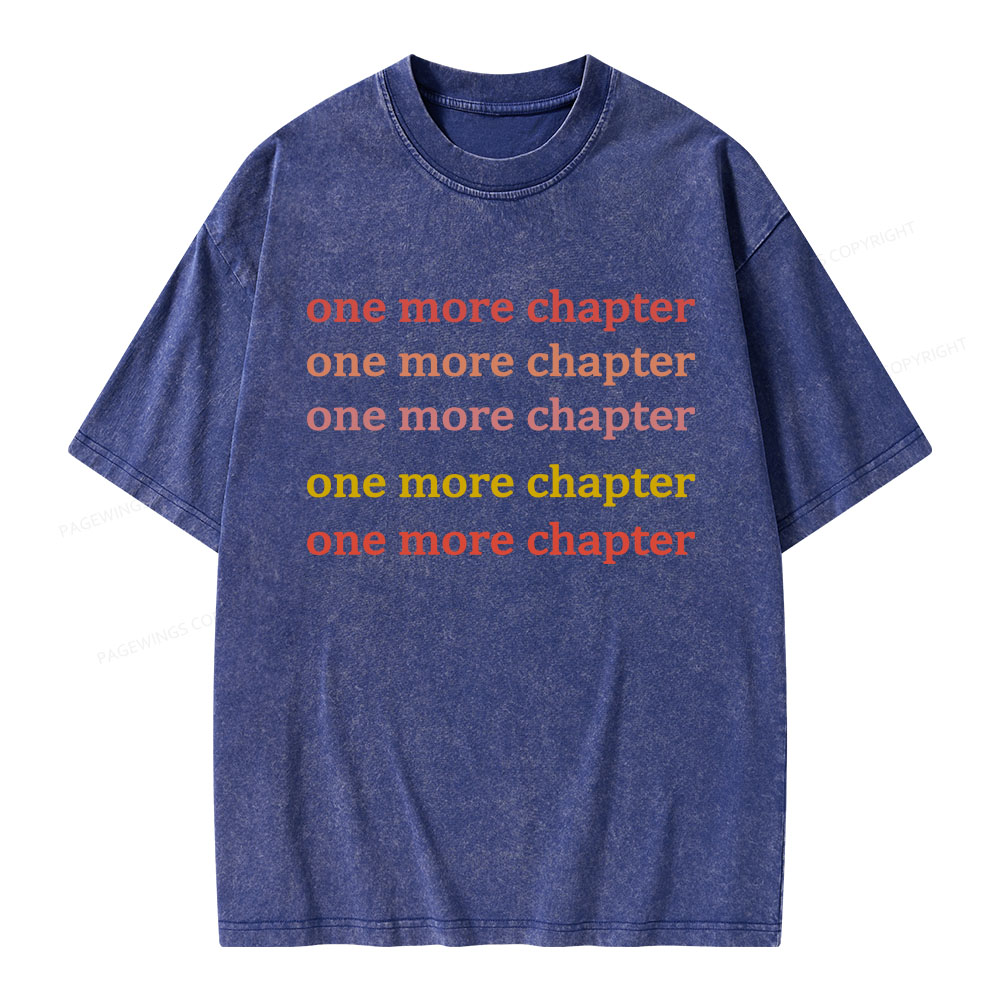 Pagewings One More Chapter Unisex Washed T-shirt