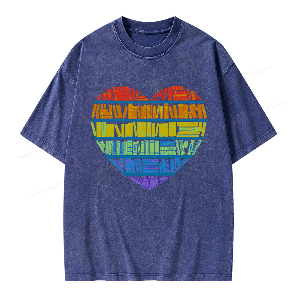 Pagewings All Love for knowledge Unisex Washed T-shirt