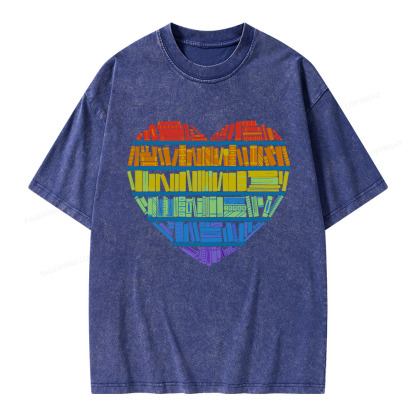 Pagewings All Love for knowledge Unisex Washed T-shirt