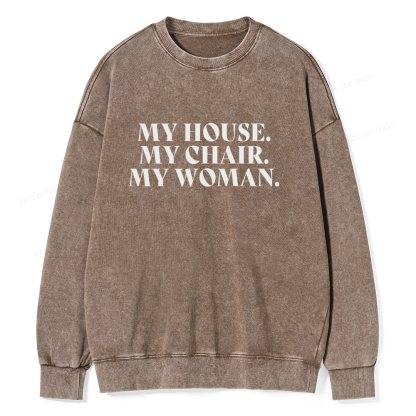 Pagewin My House Fourth Wing Classic T-Shirt Unisex Washed Sweatshirt