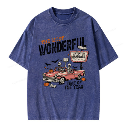 Pagewings The Most Wonderful Unisex Washed T-shirt