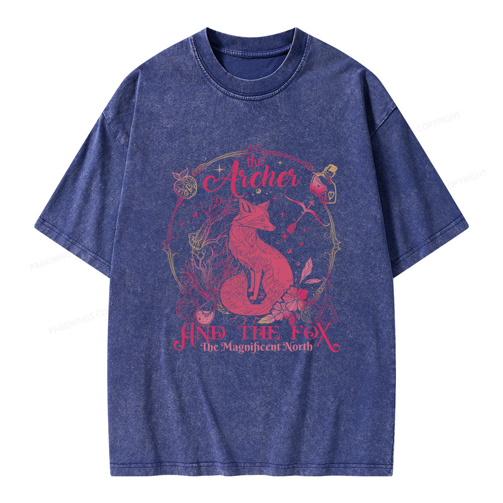 Pagewings The Magnificent North Unisex Washed T-shirt