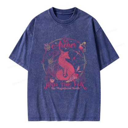 Pagewings The Magnificent North Unisex Washed T-shirt