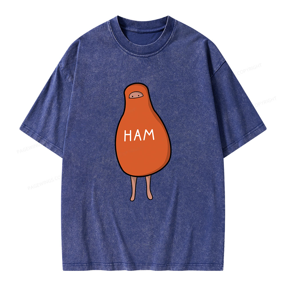 Pagewings Scout Ham Unisex Washed T-shirt