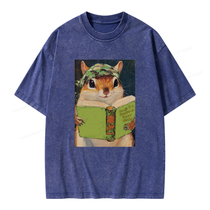 Pagewings How To Protect Your Nuts Unisex Washed T-shirt