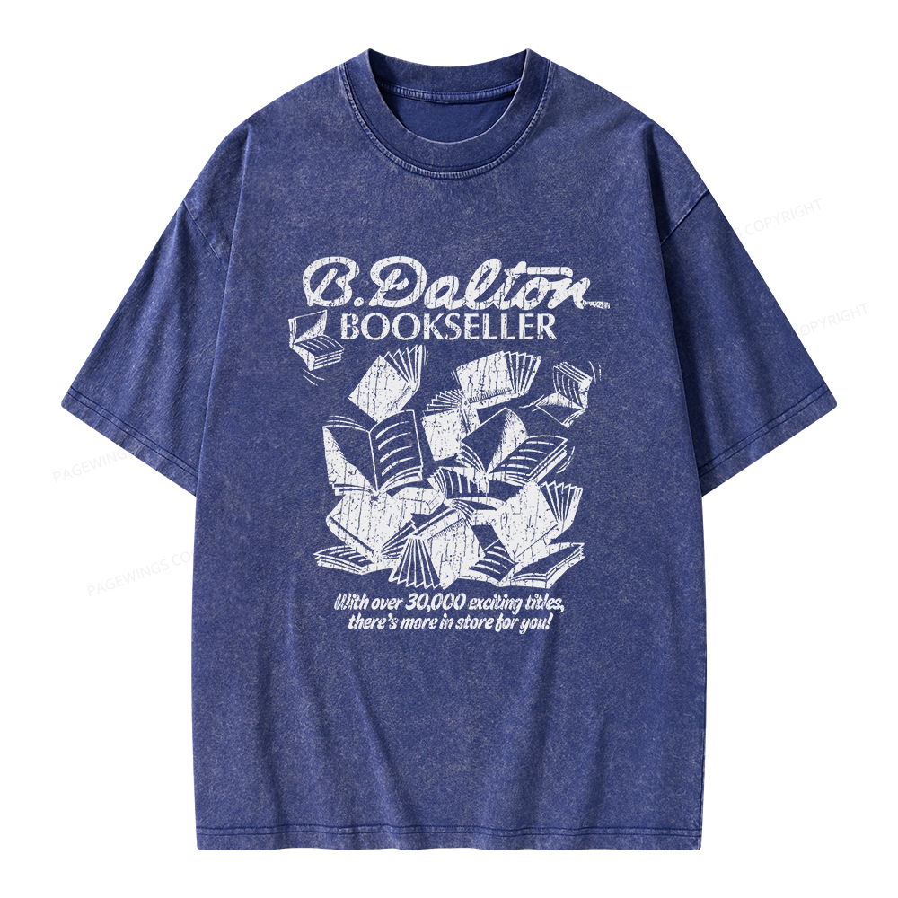 Pagewings B. Dalton Bookseller Unisex Washed T-shirt