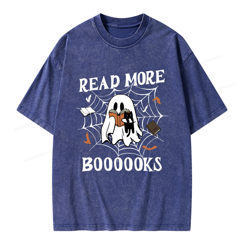 Pagewings Read More Boooooks Unisex Washed T-shirt