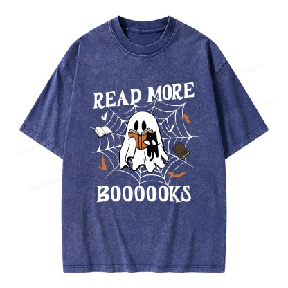 Pagewings Read More Boooooks Unisex Washed T-shirt