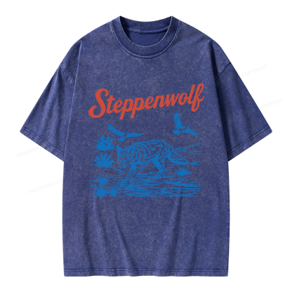Pagewings Steppenwolf Unisex Washed T-shirt