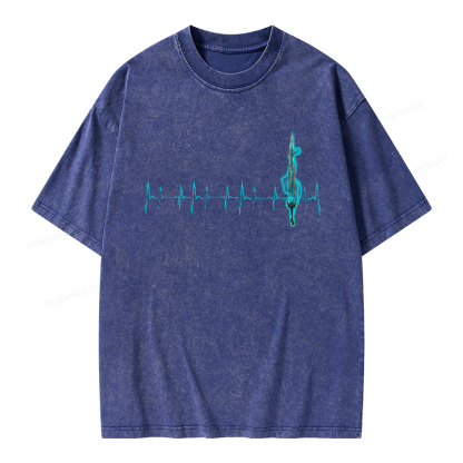 Pagewings Ten Heartbeats Stormlight Unisex Washed T-shirt