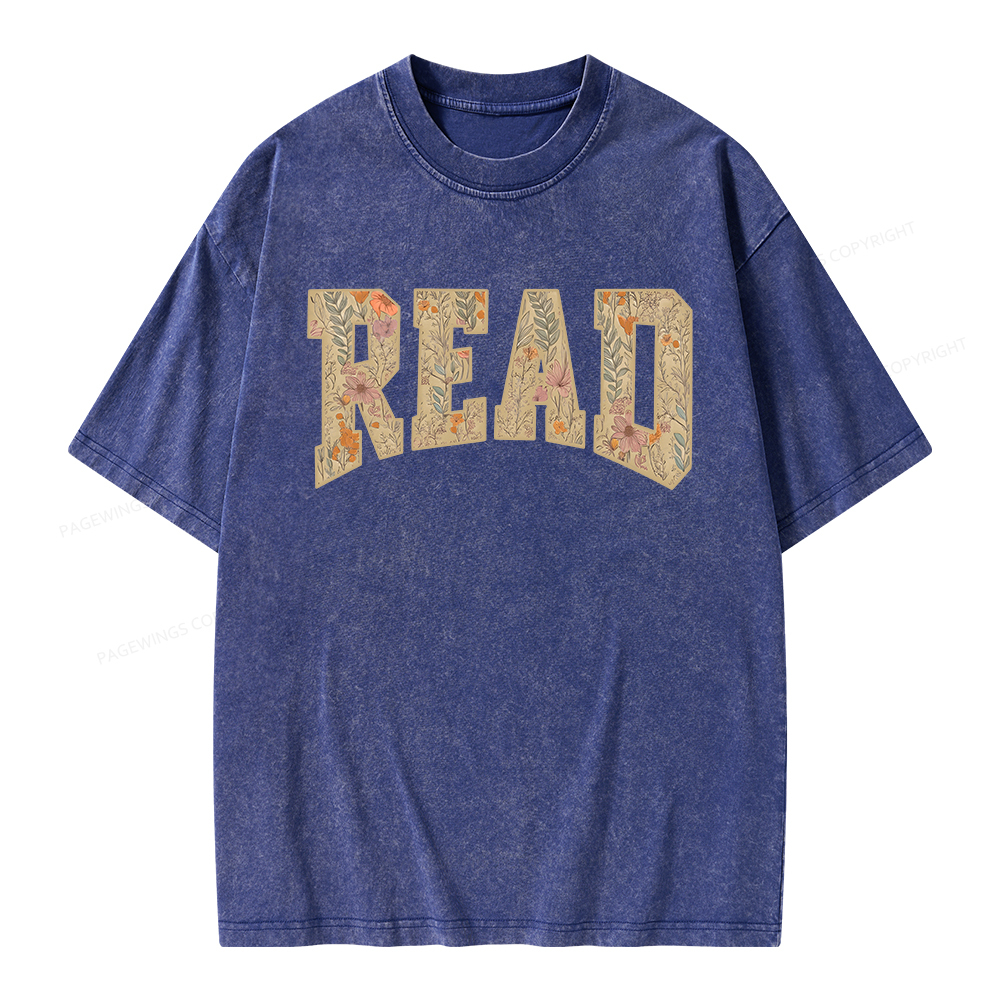 Pagewings Read  Unisex Washed T-shirt