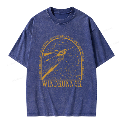 Pagewings Windrunner  Unisex Washed T-shirt