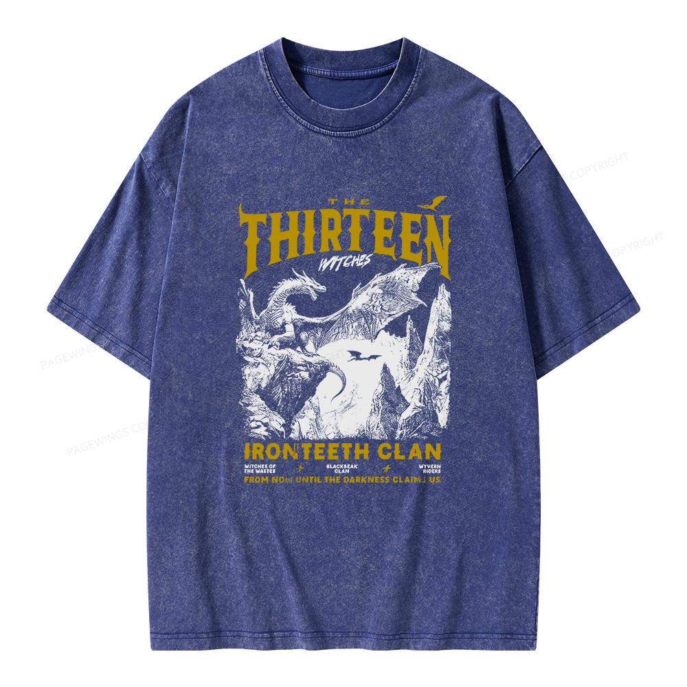 Pagewings The Thirteen Unisex Washed T-shirt
