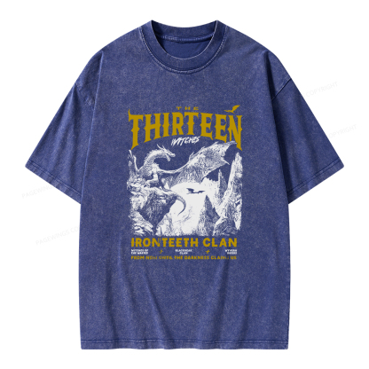 Pagewings The Thirteen Unisex Washed T-shirt