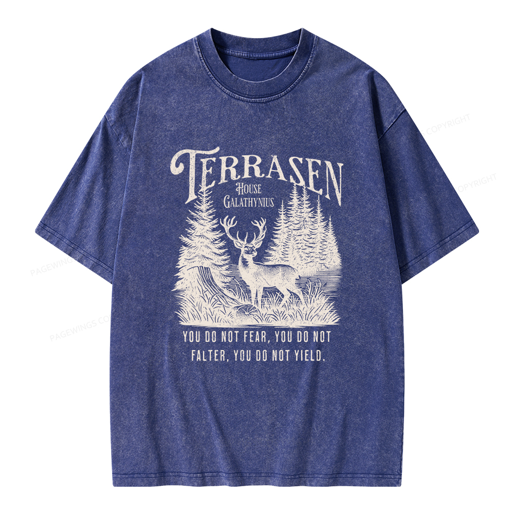 Pagewings Terrasen Unisex Washed T-shirt