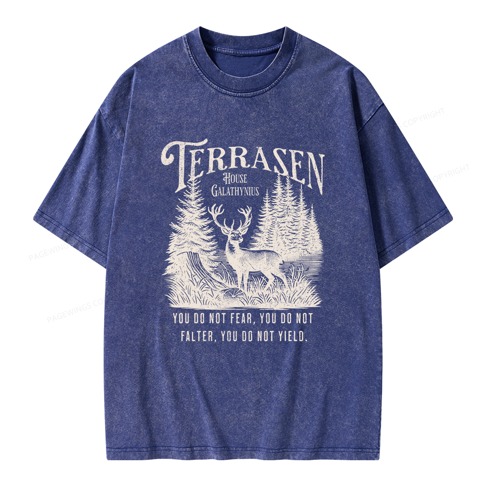 Pagewings Terrasen Unisex Washed T-shirt