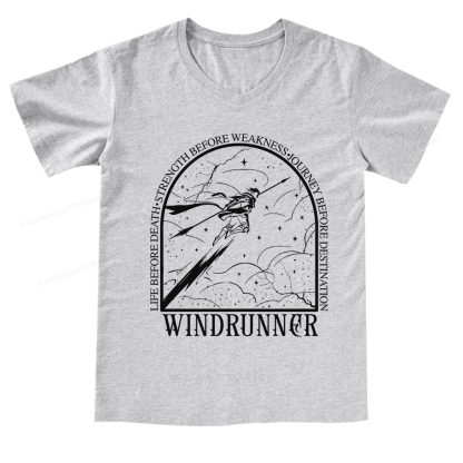 Pagewings Windrunner V-neck T-shirt
