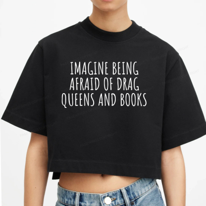Pagewings Funny Liberal Women Crop Tops
