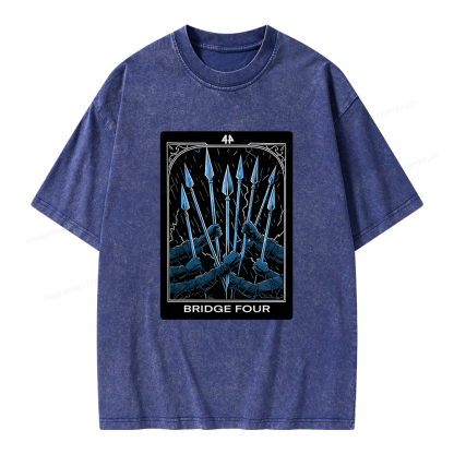 Pagewings Bridge Four Unisex Washed T-shirt