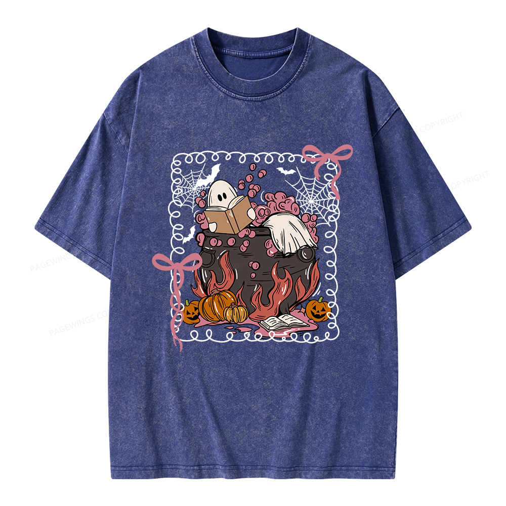 Pagewings Booookaholic Unisex Washed T-shirt