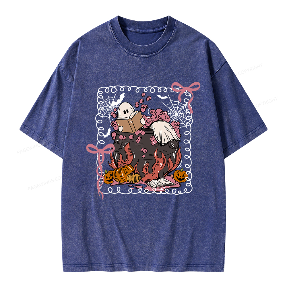 Pagewings Booookaholic Unisex Washed T-shirt