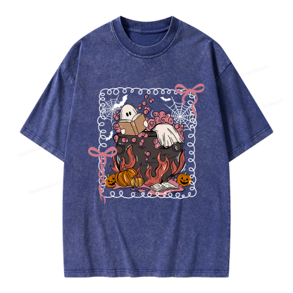 Pagewings Booookaholic Unisex Washed T-shirt