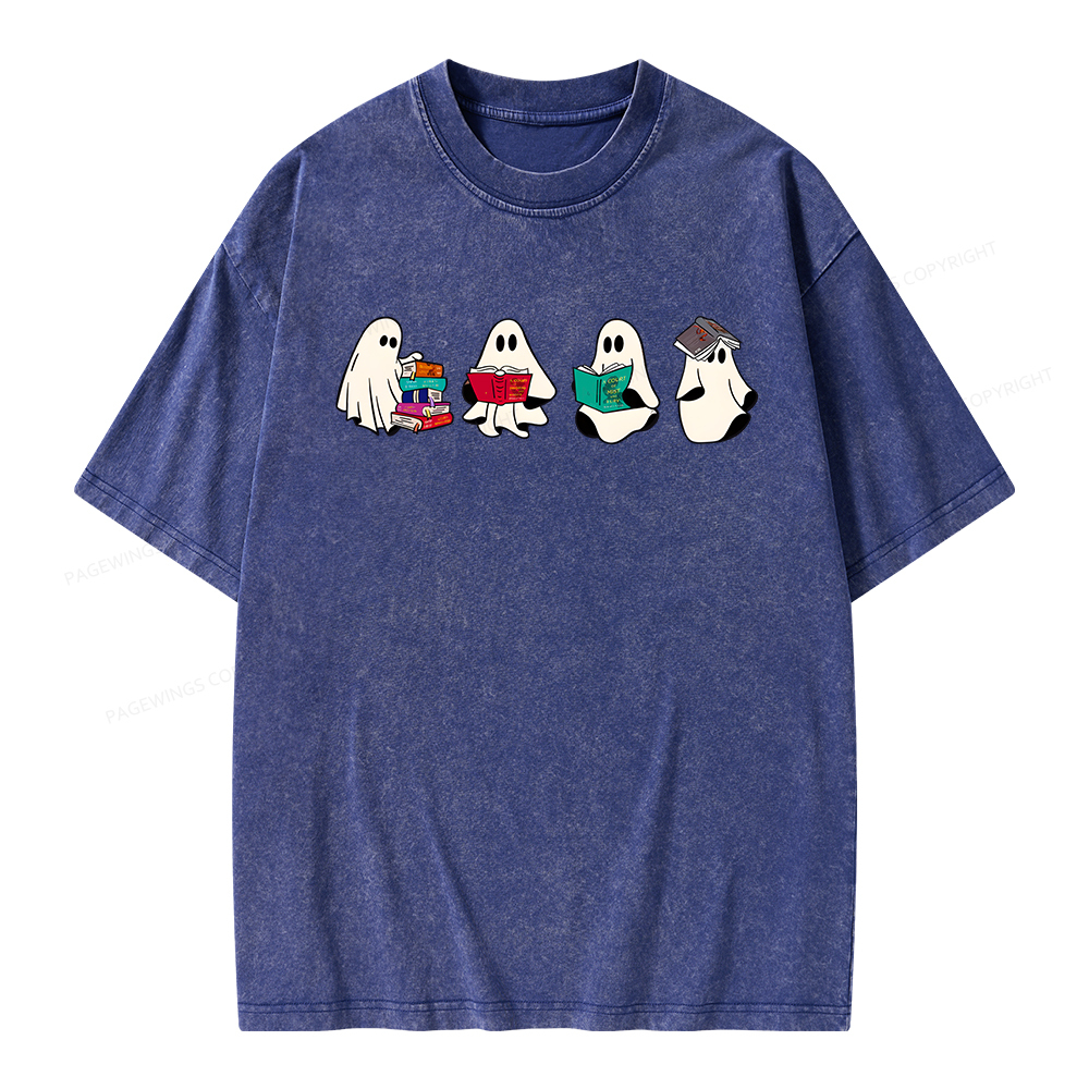 Pagewings Acotar Ghost Unisex Washed T-shirt