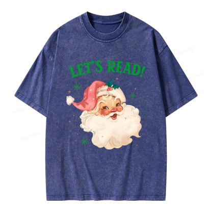 Pagewings Let’s Read Unisex Washed T-shirt