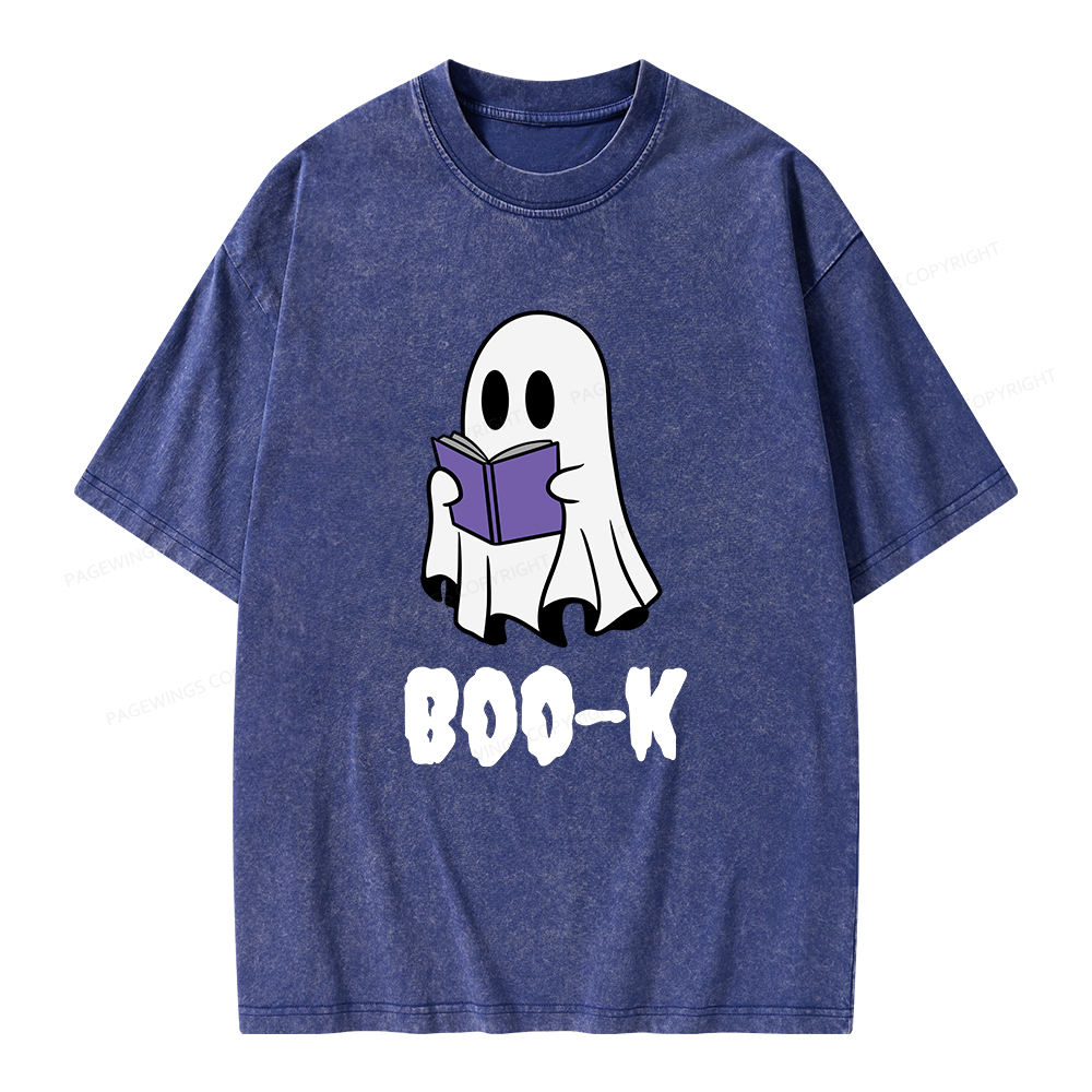 Pagewings Boo-K Unisex Washed T-shirt