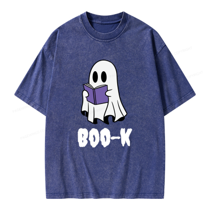 Pagewings Boo-K Unisex Washed T-shirt