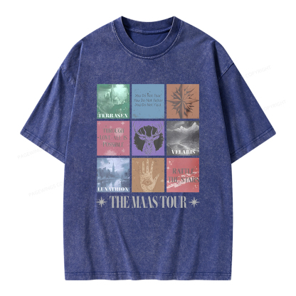 Pagewings The Maas Tour Unisex Washed T-shirt
