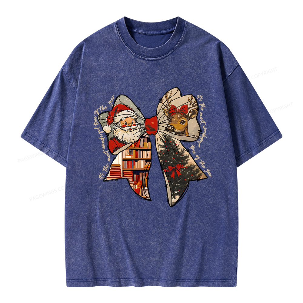 Pagewings It's The Most Wonderful Time Of The Year Unisex Washed T-shirt