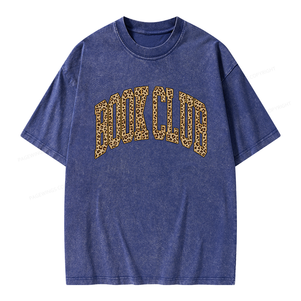 Pagewings Book Club Unisex Washed T-shirt