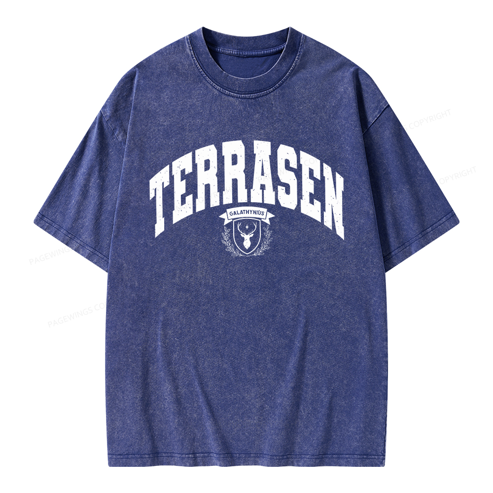 Pagewings Terrasen Unisex Washed T-shirt