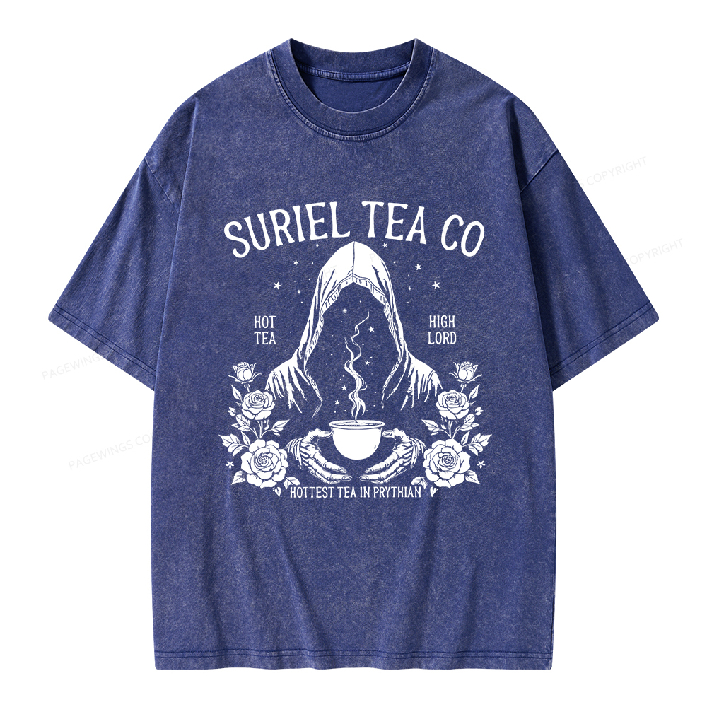 Pagewings Suriel Tea Co Unisex Washed T-shirt
