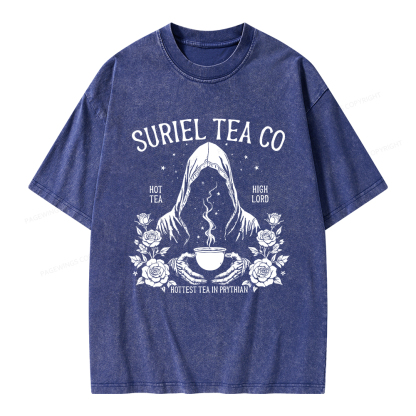 Pagewings Suriel Tea Co Unisex Washed T-shirt
