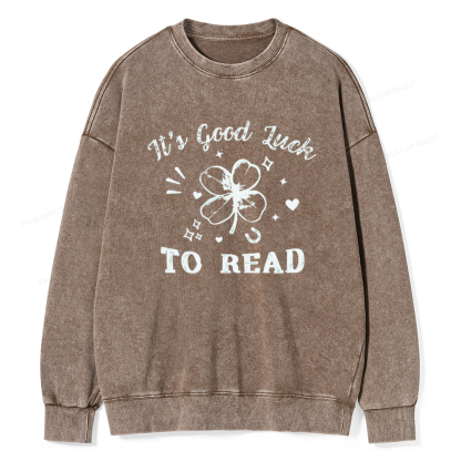 Pagewings St Patricks Day Teacher Shirts  Unisex Washed Sweatshirt