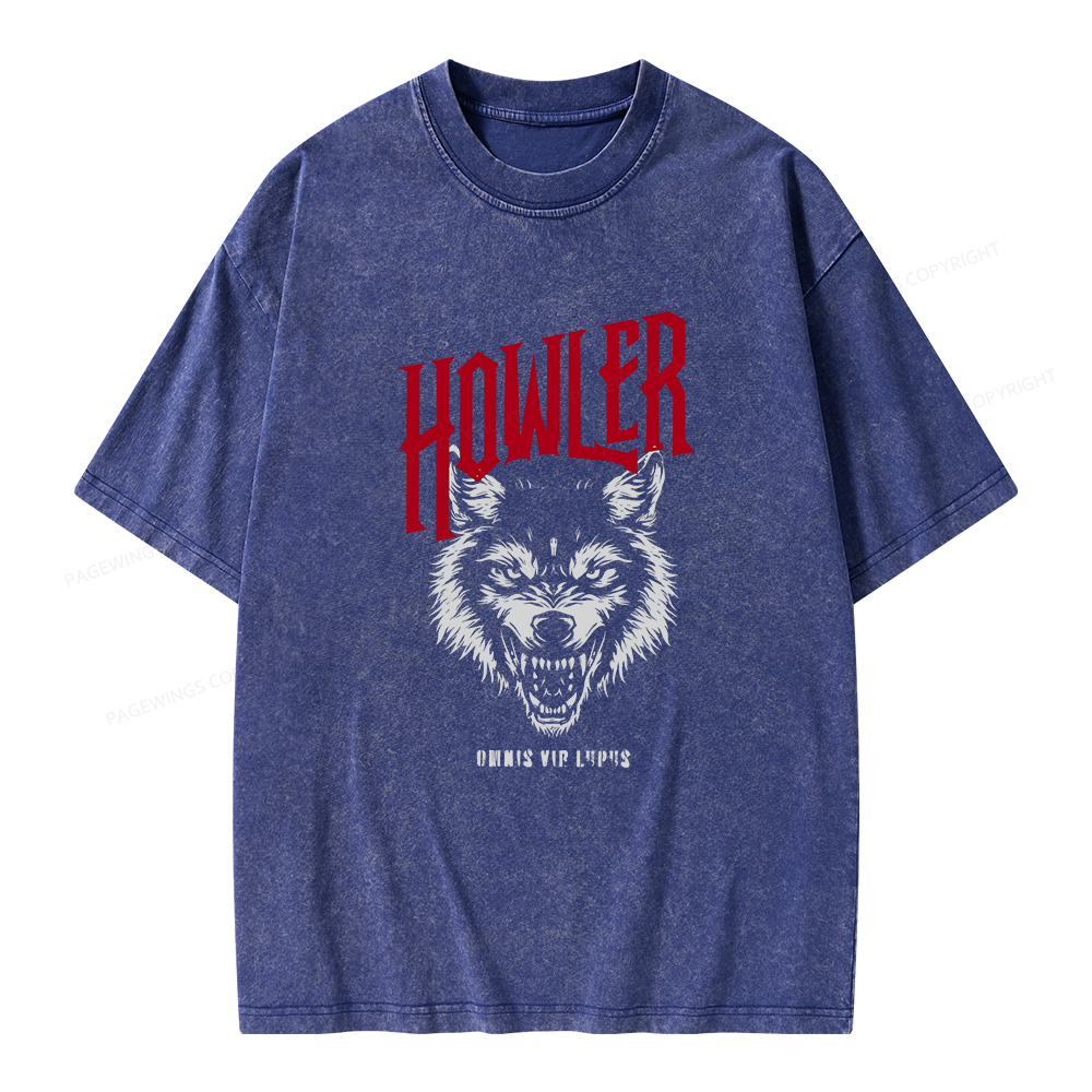 Pagewings Howler Unisex Washed T-shirt