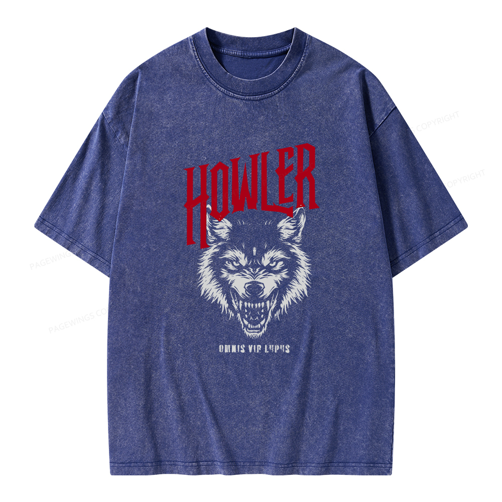 Pagewings Howler Unisex Washed T-shirt