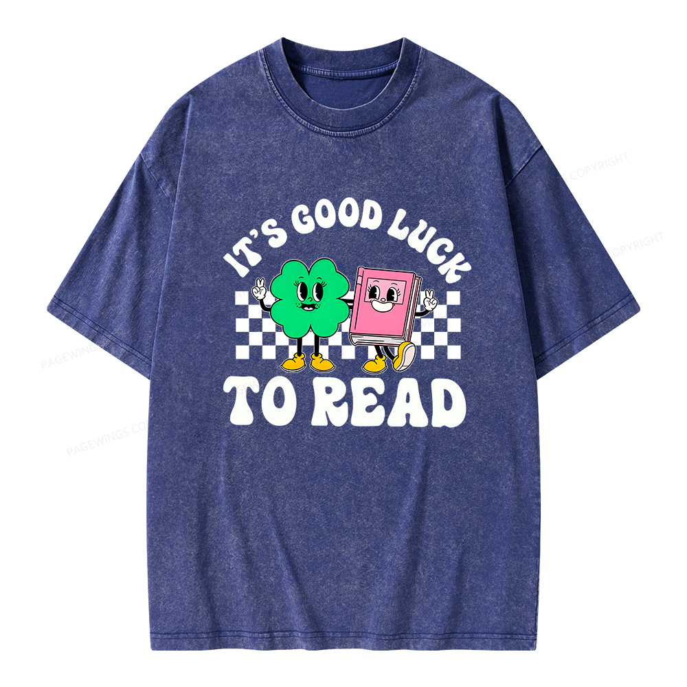 Pagewings St Patricks Day Teacher Shirt  Unisex Washed T-shirt