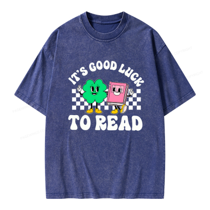 Pagewings St Patricks Day Teacher Shirt  Unisex Washed T-shirt