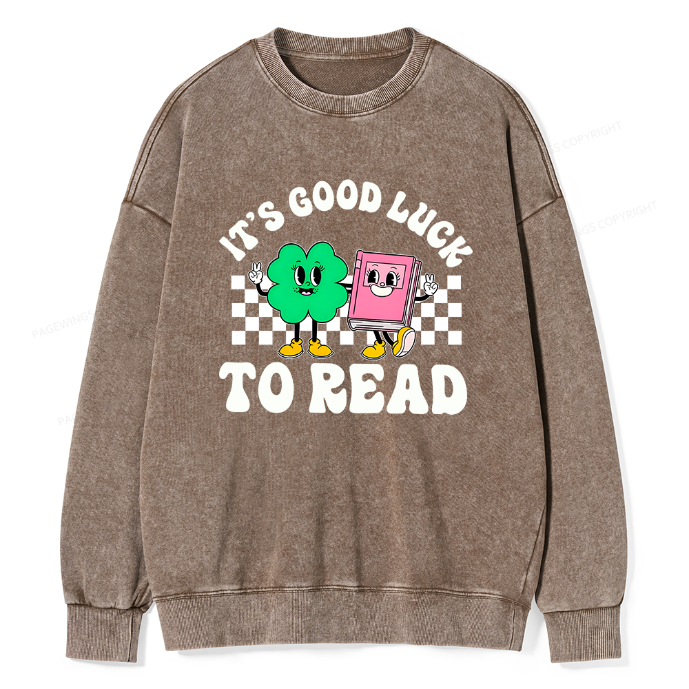 Pagewings St Patricks Day Teacher Shirt  Unisex Washed Sweatshirt